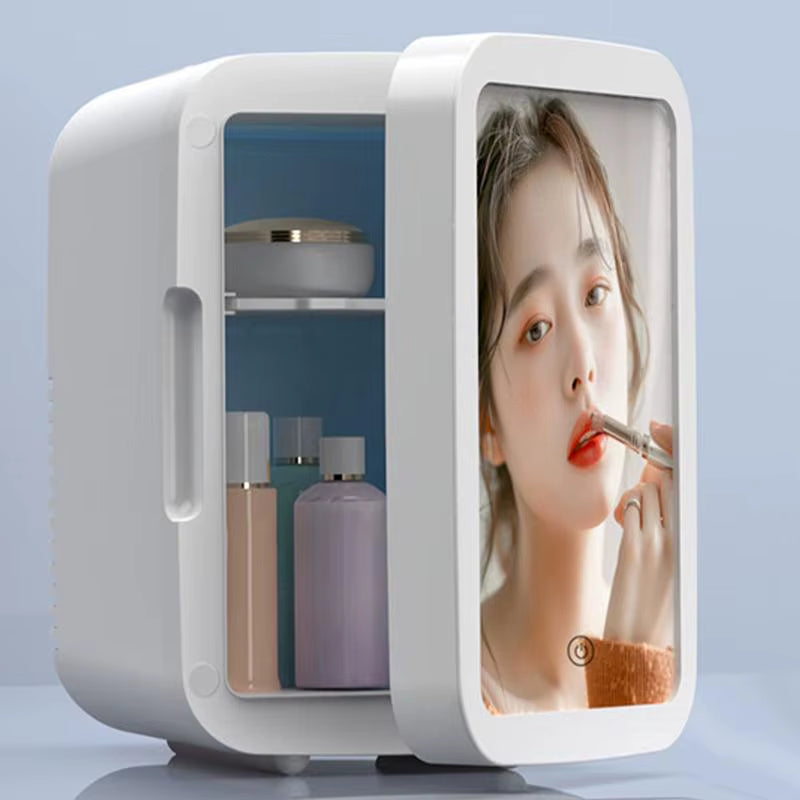 Colorful Beauty Fridge Skincare Refrigerator Thermoelectric Cooler and Warmer Refrigerator for Skincare Makeup Cosmetics