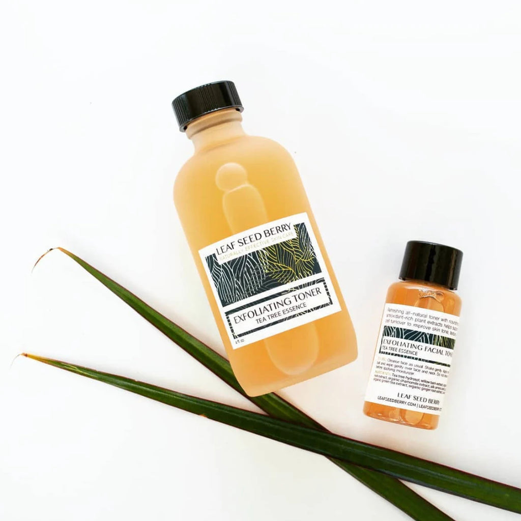 Tea Tree Exfoliating Toner, Acne Skincare, Natural Skincare, Men Skincare, Organic Skincare, Skincare Products for Men, Gift for Him