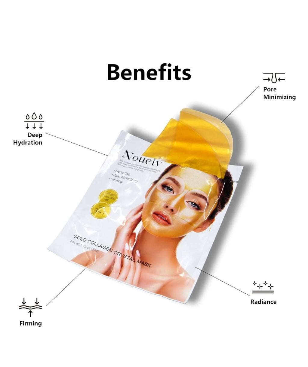 24K GOLD BIO COLLAGEN FACE MASK, HYDRATING,OVERNIGHT COLLAGEN