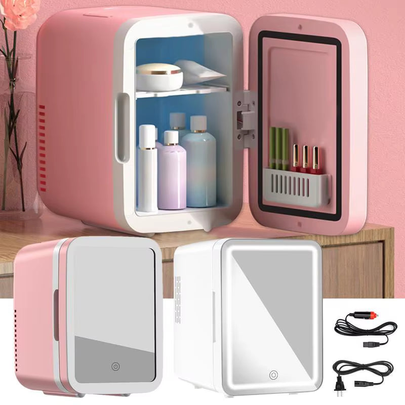 Colorful Beauty Fridge Skincare Refrigerator Thermoelectric Cooler and Warmer Refrigerator for Skincare Makeup Cosmetics