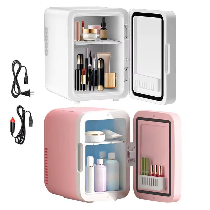 Colorful Beauty Fridge Skincare Refrigerator Thermoelectric Cooler and Warmer Refrigerator for Skincare Makeup Cosmetics